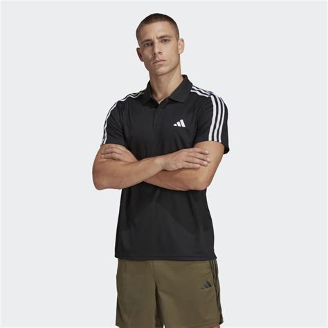 adidas black polo.